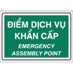 Biển báo điểm dịch vụ khẩn cấp