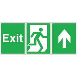 Biển chỉ dẫn lối phía trên