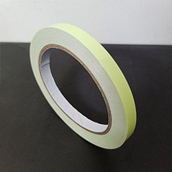 Băng keo dạ quang trơn khổ 1cmx10m