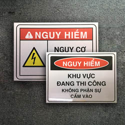 Biển báo phản quang nhà xưởng