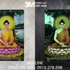 Tranh Treo Tường Dạ Quang Phật Giáo - Mẫu 02